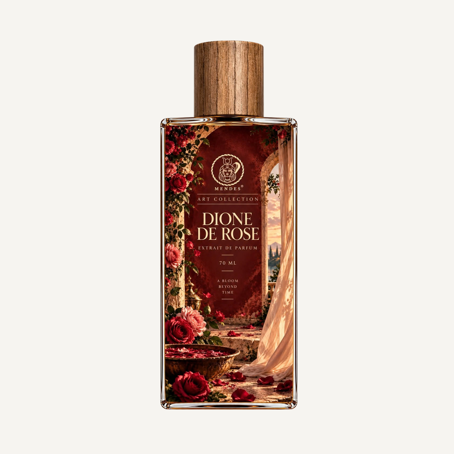 Dione de Rose Extrait de Parfum 70 ML, Mendes Art Collection
